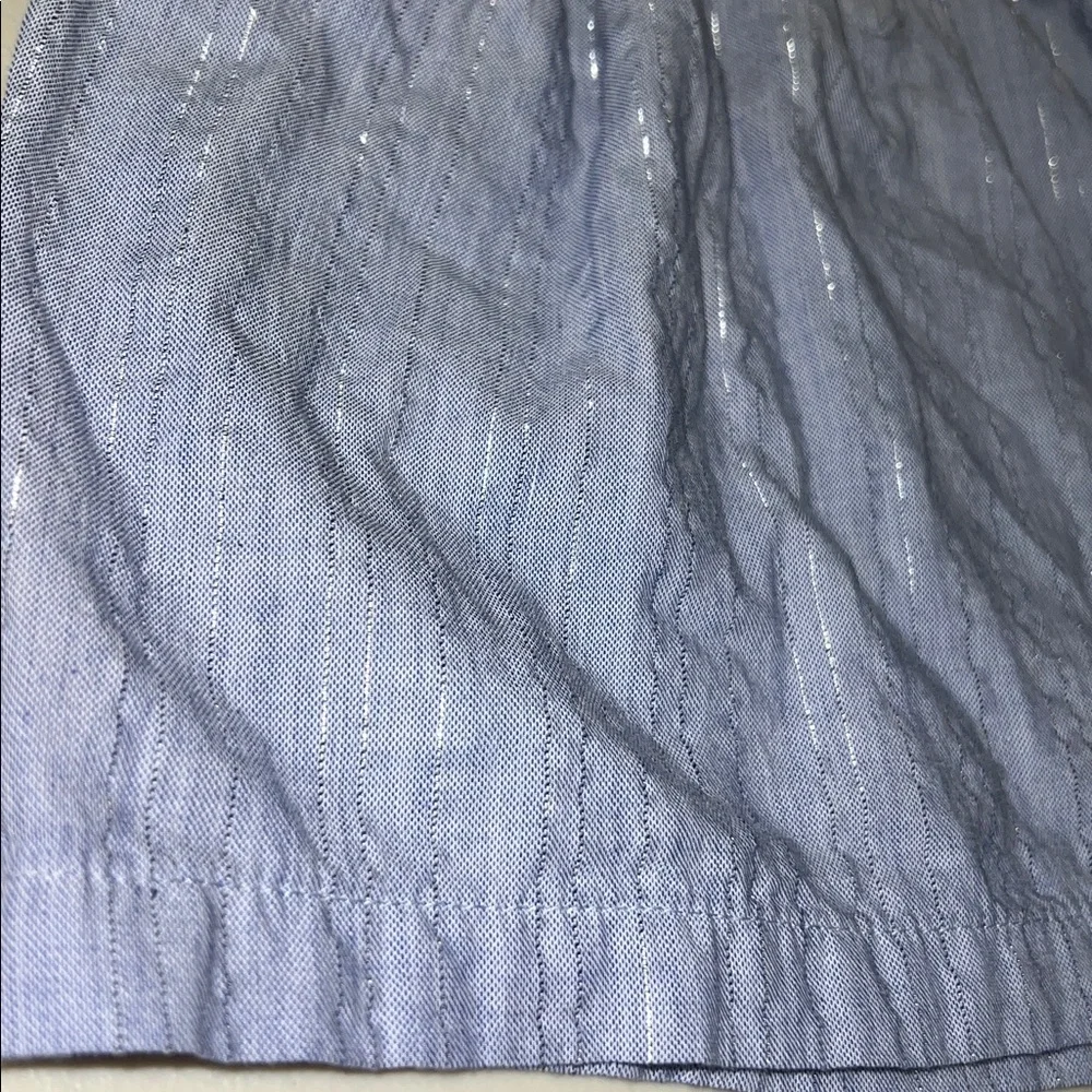 Carter's Light Blue Sparkle Cotton Blend  Dress 18m